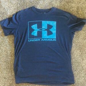 Blue Under Armour tee